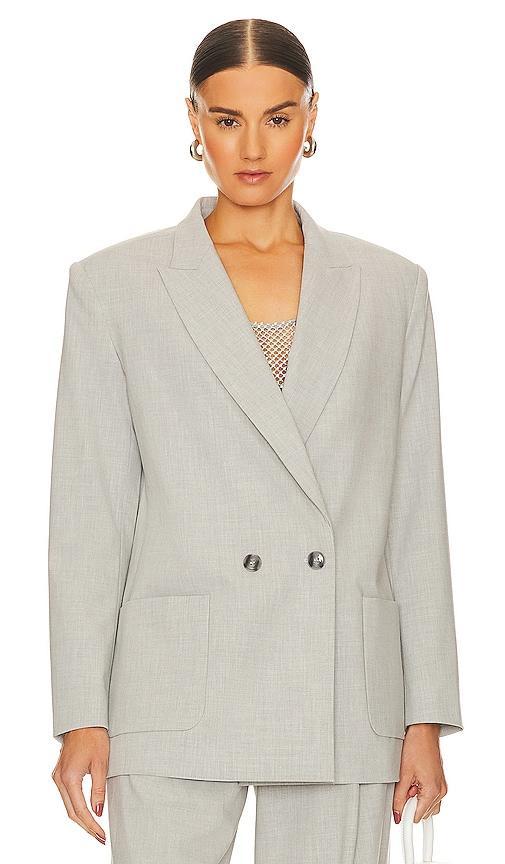 SER.O.YA Natasha Blazer Light Grey. (also in ). Product Image