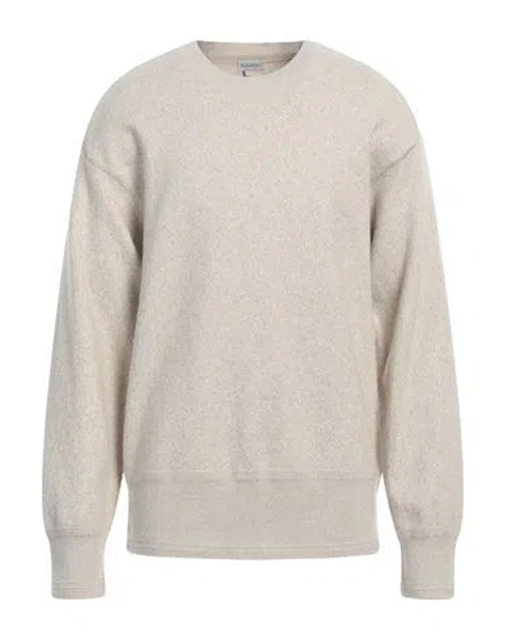 BURBERRY Man Sweater Beige Size L Wool, Polyamide, Elastane Product Image