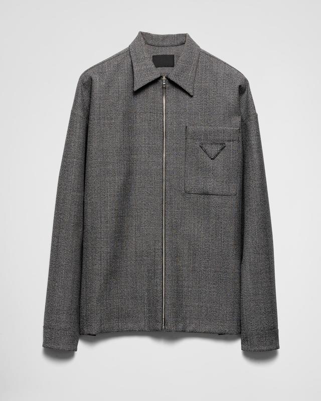 Wool zipper shirt Product Image