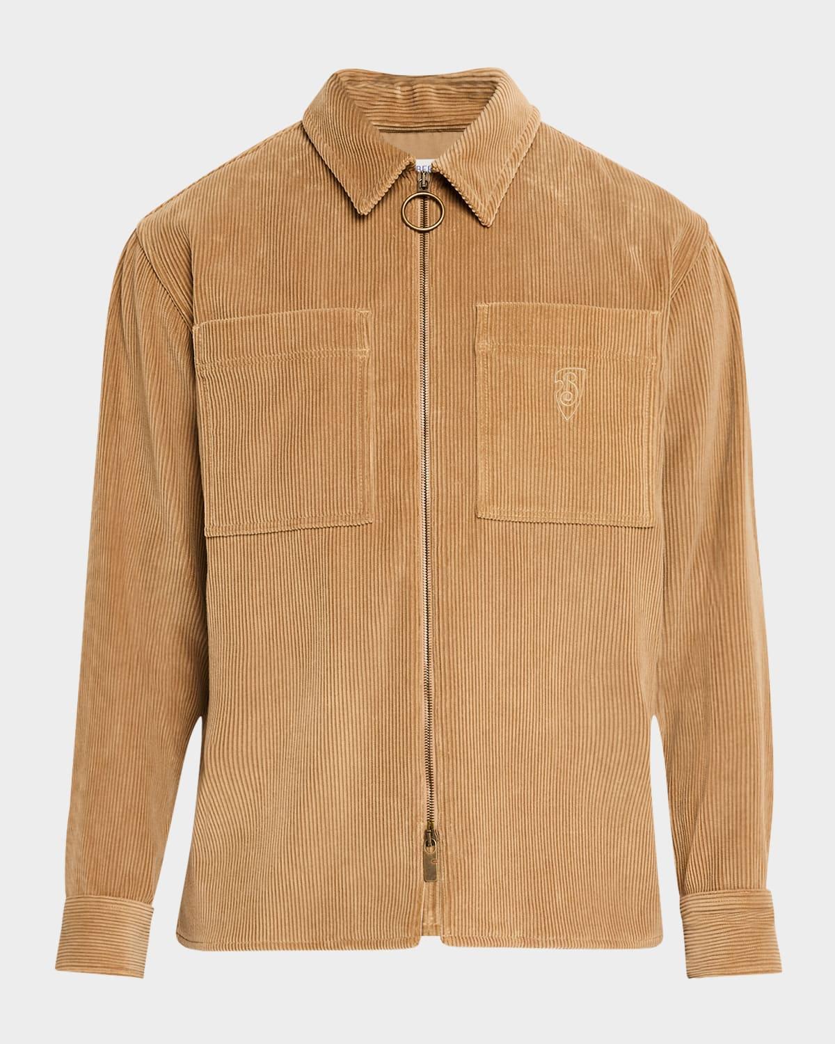 Mens Corduroy Zip Overshirt Product Image