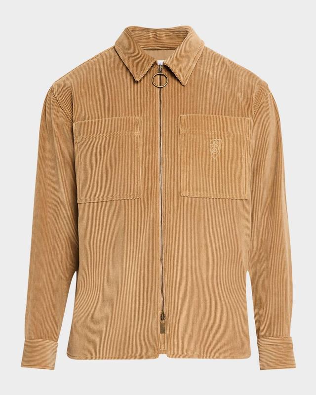 Mens Corduroy Zip Overshirt Product Image