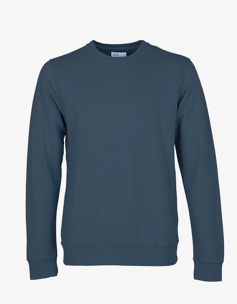 Classic Organic Crew - Petrol Blue Product Image