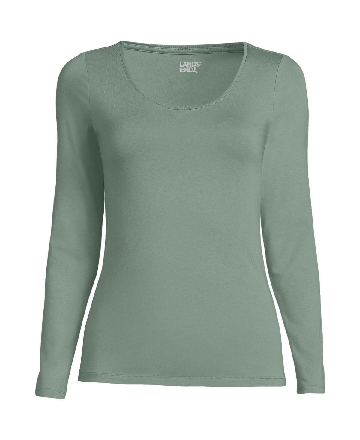 Lands End Womens Lightweight Jersey T-shirt Product Image