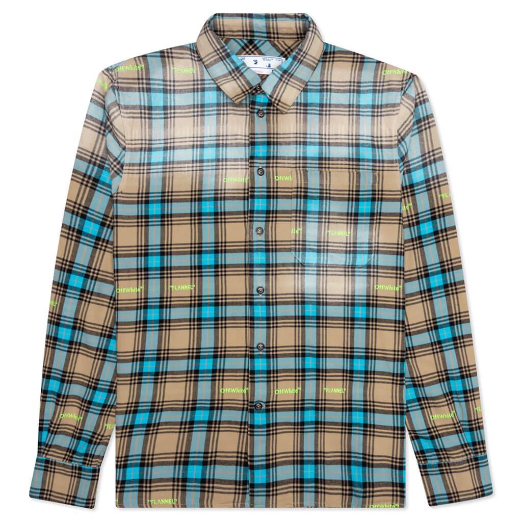 Helvet Pattern Check Flannel Skate Shirt - Multi Male Product Image