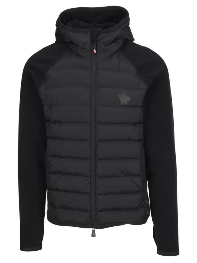 Grenoble Panelled Hooded Puffer Jacket In Black Product Image