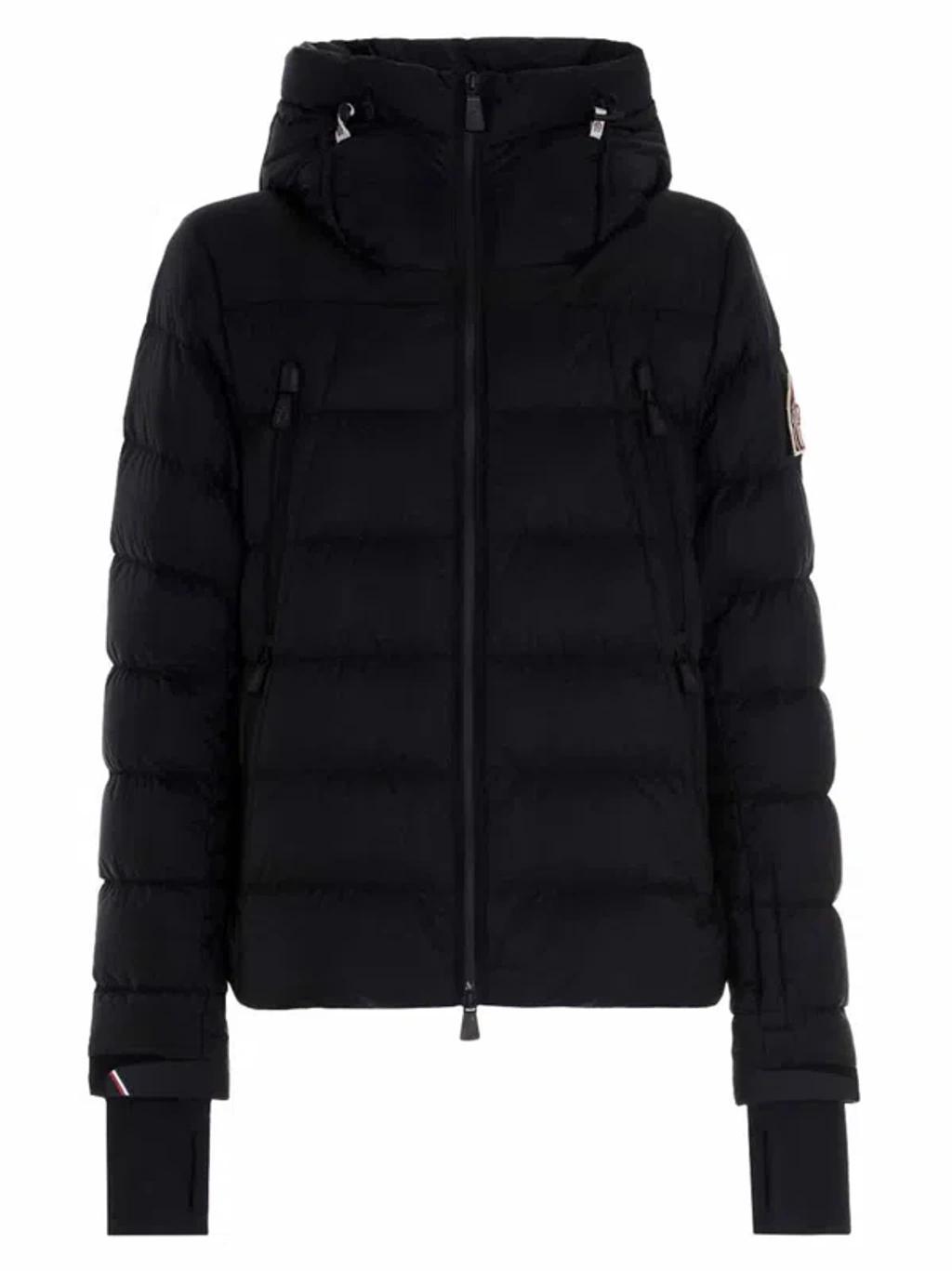 Camurac Hooded Quilted Nylon Down Jacket In Black Product Image