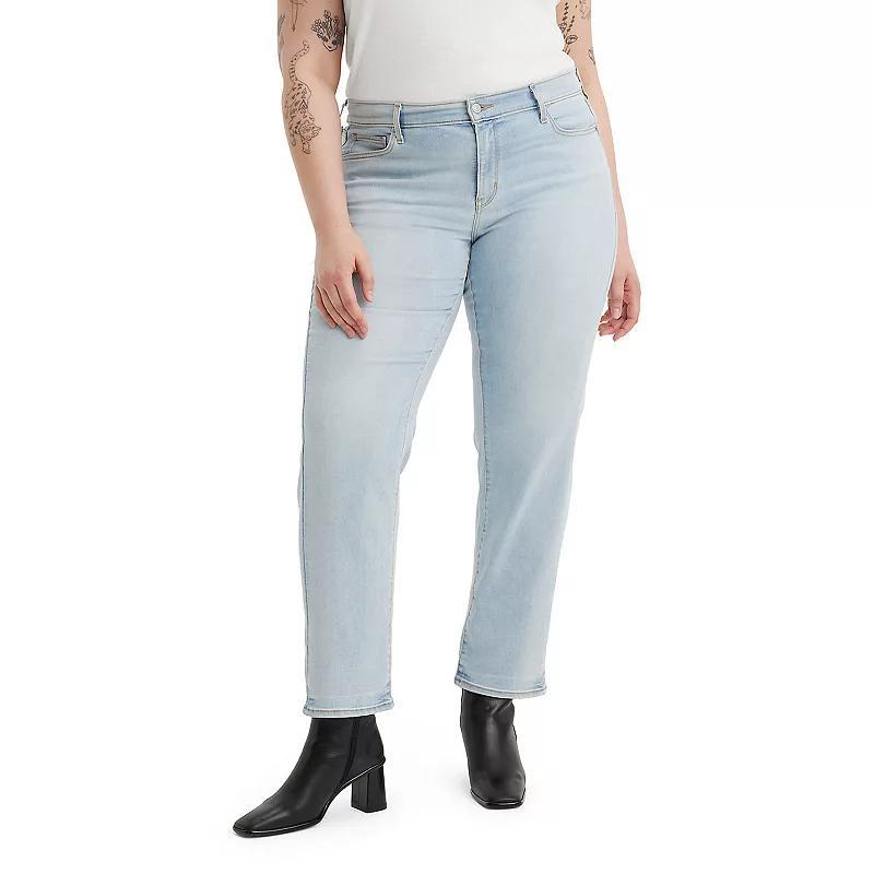 Plus Size Levis Classic Straight Jeans, Womens Blue Imagine product image