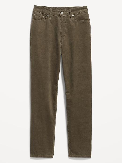 High-Waisted OG Straight Corduroy Ankle Pants Product Image