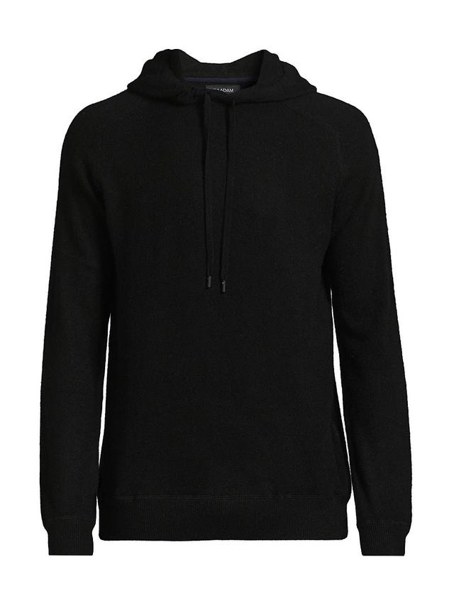 Mens Contrast-Trimmed Cashmere Hoodie Product Image