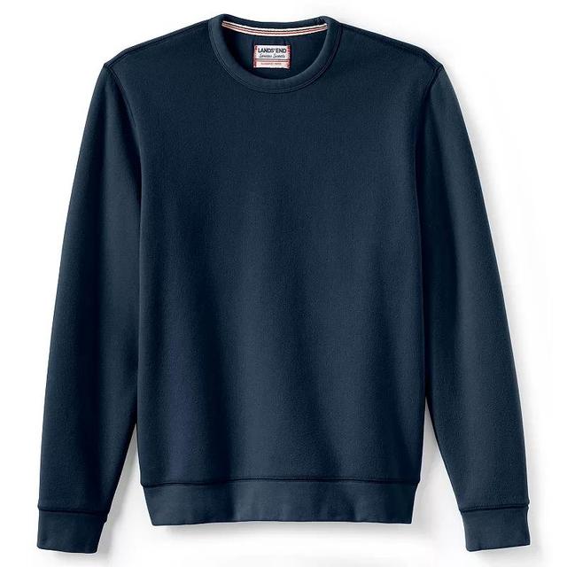 Big & Tall Lands End Serious Sweats Crewneck Sweatshirt, Mens Radiant Blue Product Image