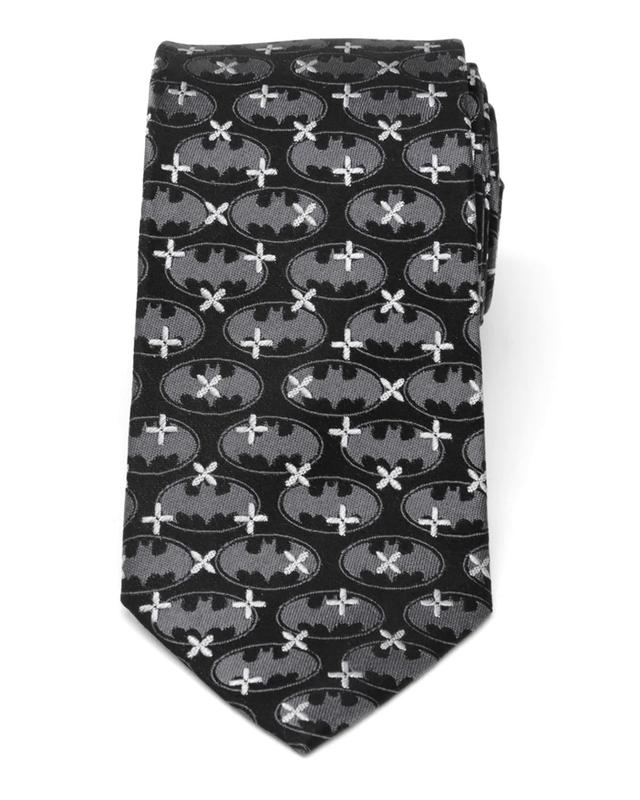 Cufflinks, Inc. DC Comics Batman Blue Jacquard Cross Silk Tie Product Image