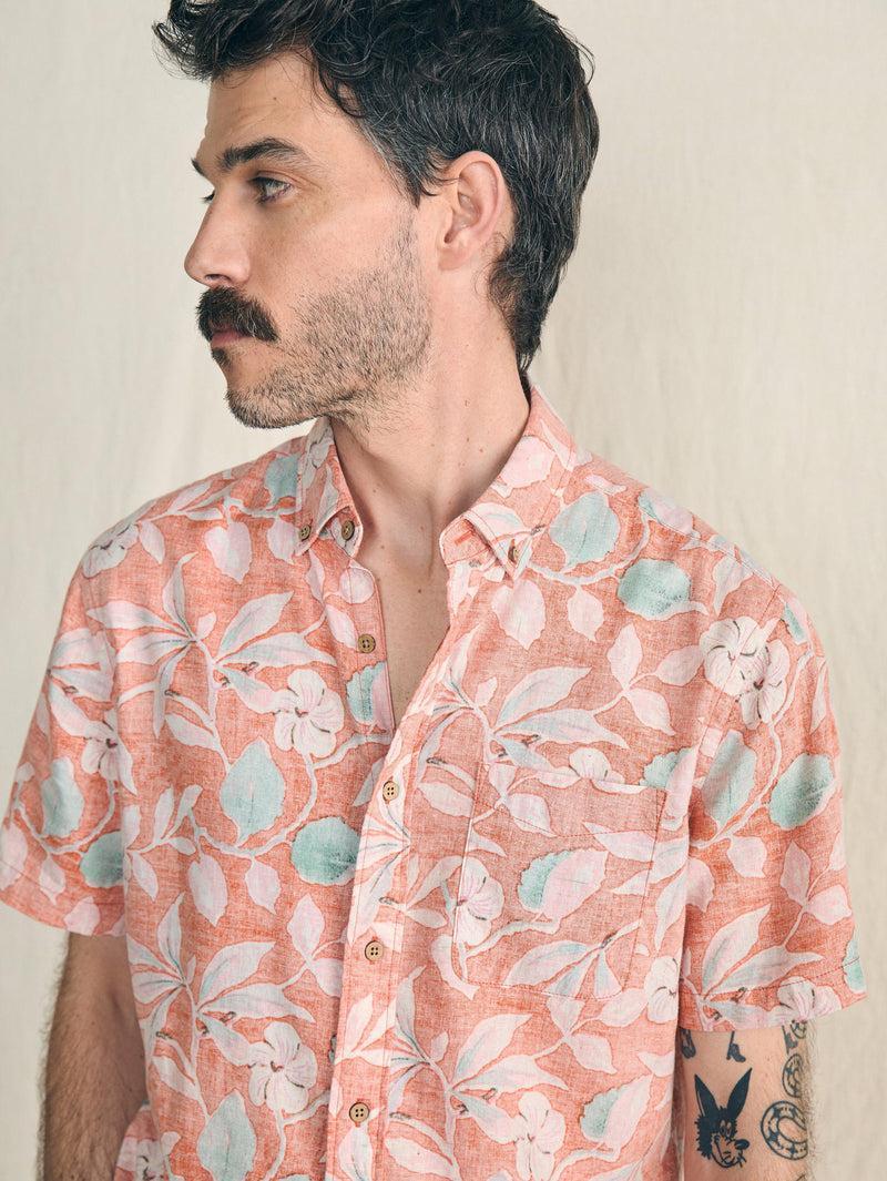 Short-Sleeve Breeze Shirt - Ginger Floral Product Image