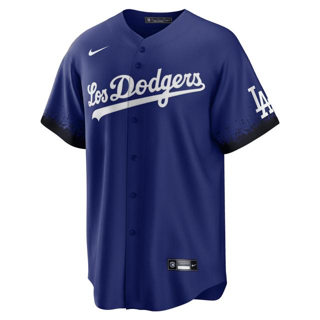 Nike Mens MLB Los Angeles Dodgers City Connect (Mookie Betts) Replica Baseball Jersey Product Image