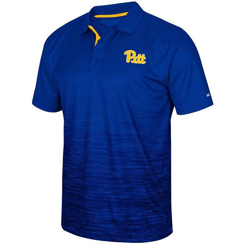 Mens Colosseum Royal Pitt Panthers Marshall Polo Blue Product Image