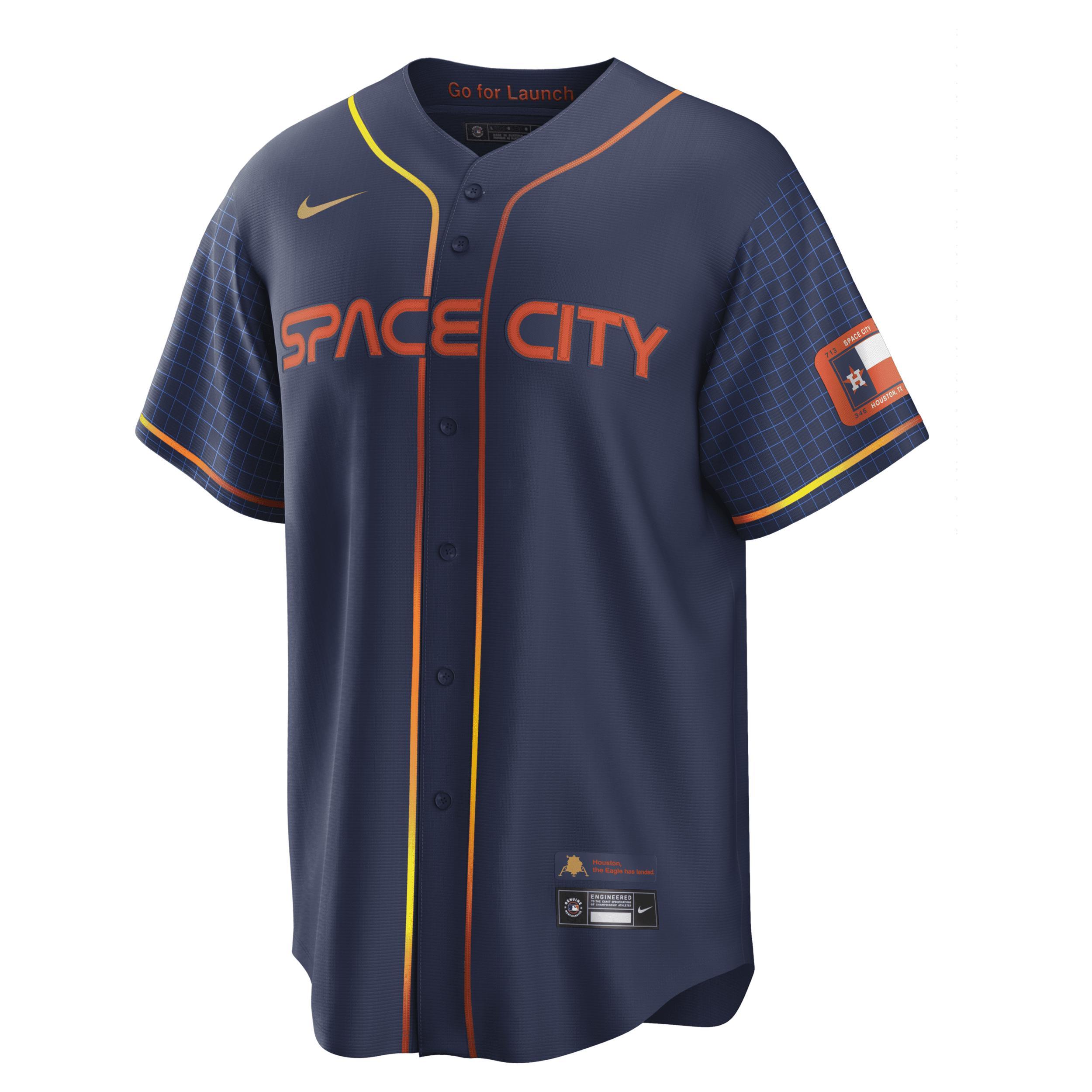 Nike Mens MLB Houston Astros City Connect (Alex Bregman) Replica Baseball Jersey Product Image