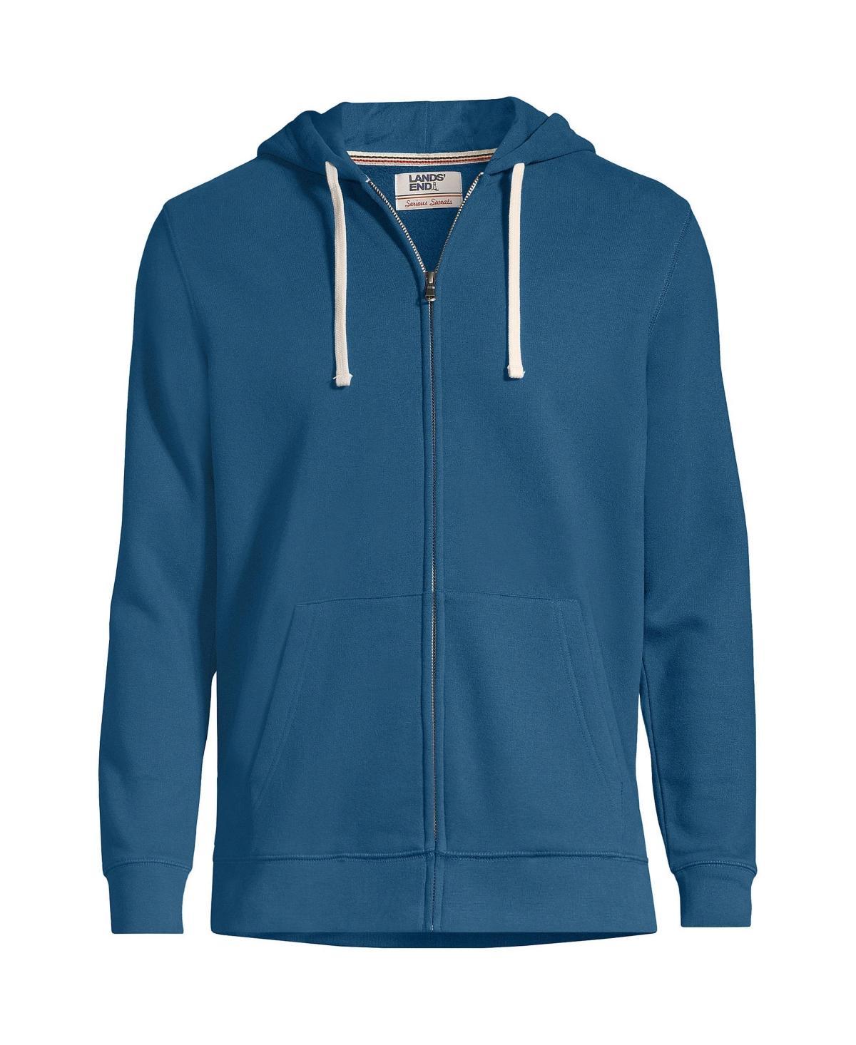 Lands End Mens Big & Tall Long Sleeve Serious Sweatshirt Full-Zip Hoodie Product Image