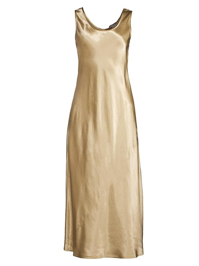 Womens Capua Satin Midi-Dress Product Image