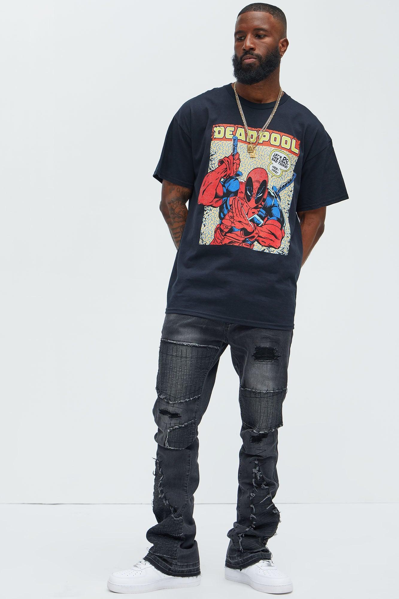 Marvel Deadpool Short Sleeve Tee - Black Product Image