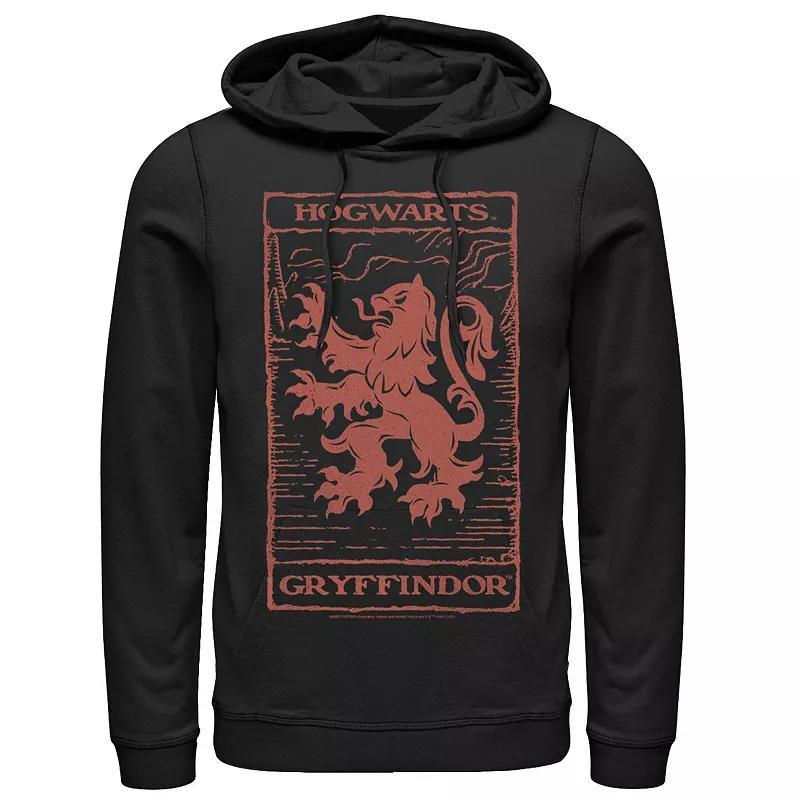 Mens Harry Potter Gryffindor Vintage Poster Hoodie Product Image