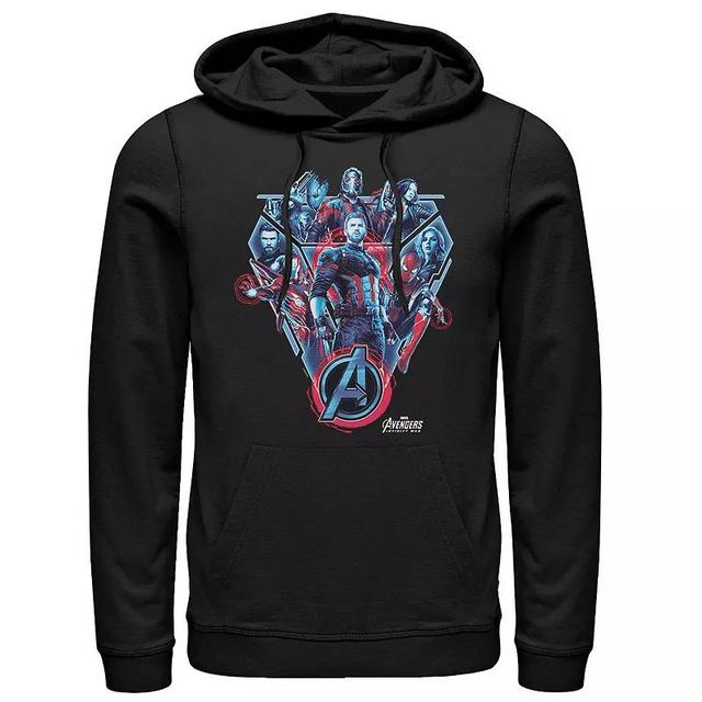 Mens Marvel Punisher Camouflage Skull Symbol Hoodie Product Image