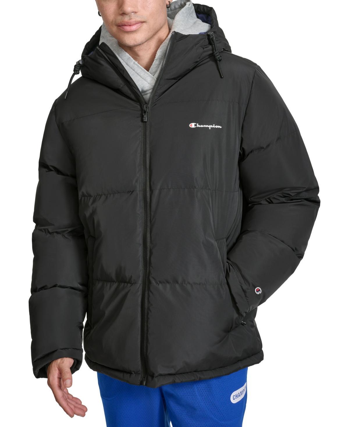 Champion Mens Quilted Full-Zip Hooded Puffer Jacket Product Image