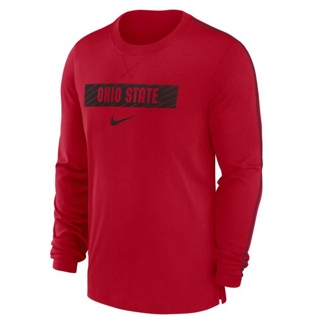 Ohio State Buckeyes Sideline Player Nike Mens Dri-FIT College T-Shirt Product Image