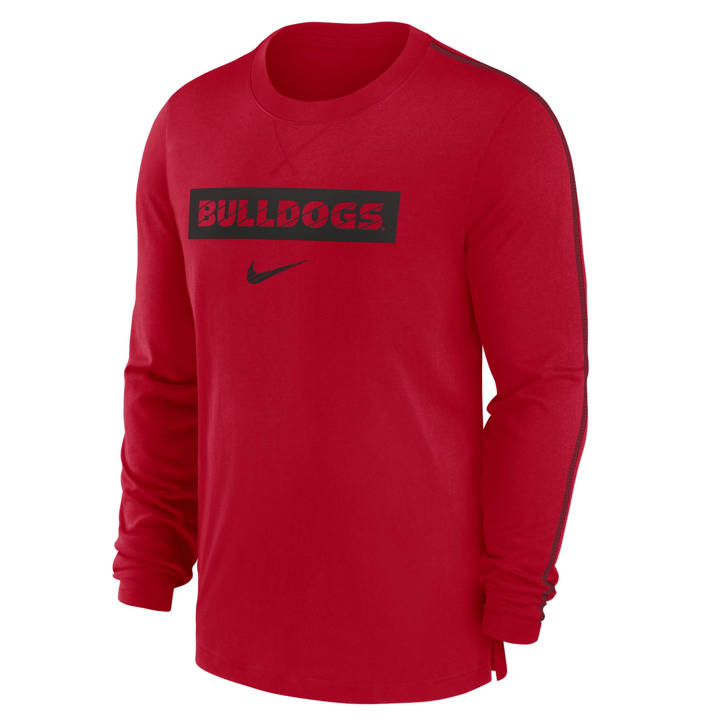 Buffalo Bills Sideline Player Team Issue Men’s Nike Dri-FIT Long-Sleeve Top Product Image