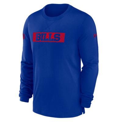 Buffalo Bills Sideline Player Team Issue Men’s Nike Dri-FIT Long-Sleeve Top Product Image