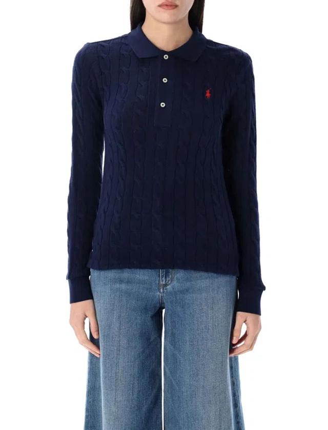 POLO RALPH LAUREN Polo Sweater In Newport Navy Product Image