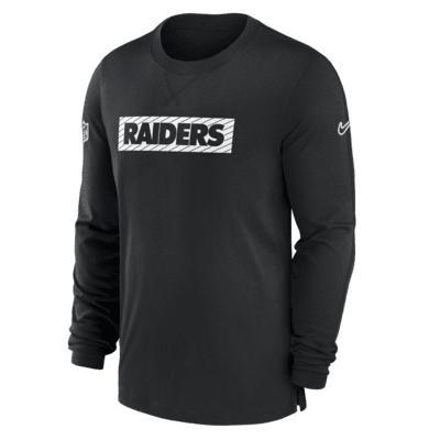 Las Vegas Raiders Sideline Player Team Issue Men’s Nike Dri-FIT Long-Sleeve Top Product Image