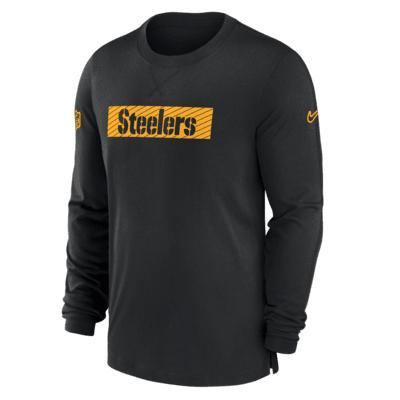 Pittsburgh Steelers Sideline Player Team Issue Men’s Nike Men's Dri-FIT Long-Sleeve Top Product Image