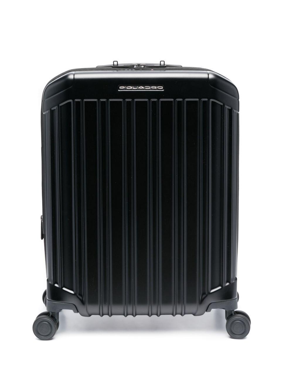 PIQUADRO Hardside Spinner Cabin Suitcase In Black Product Image