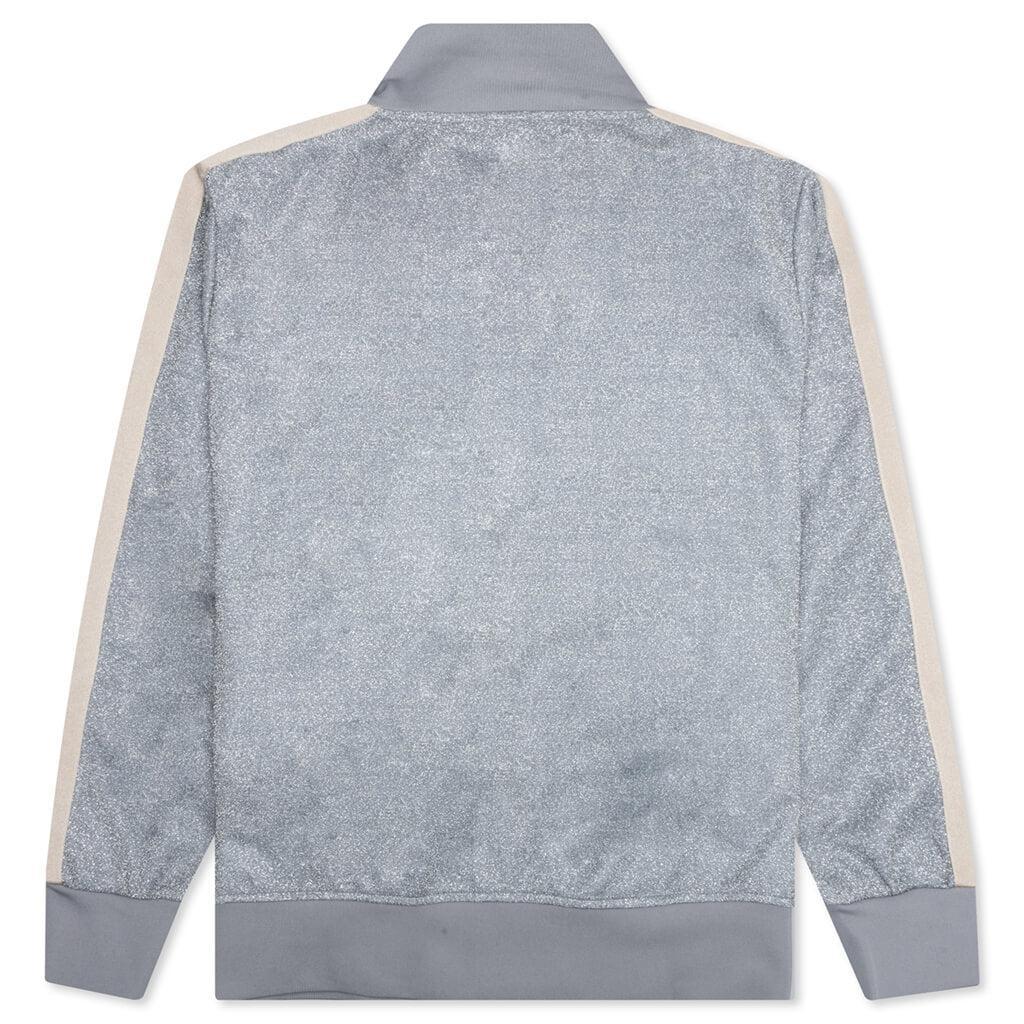 Lurex Track Jacket - Silver/Off-White Male Product Image