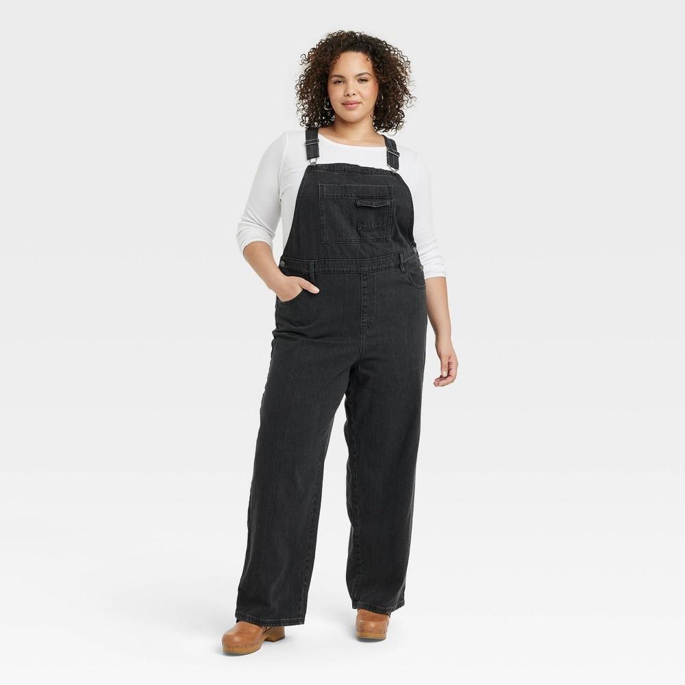 Womens 90s Baggy Jumpsuit - Universal Thread Black 30 Product Image