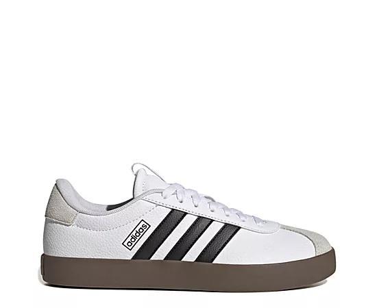 adidas Womens Vl Court 3.0 Casual Sneakers from Finish Line - White, Core Black Product Image