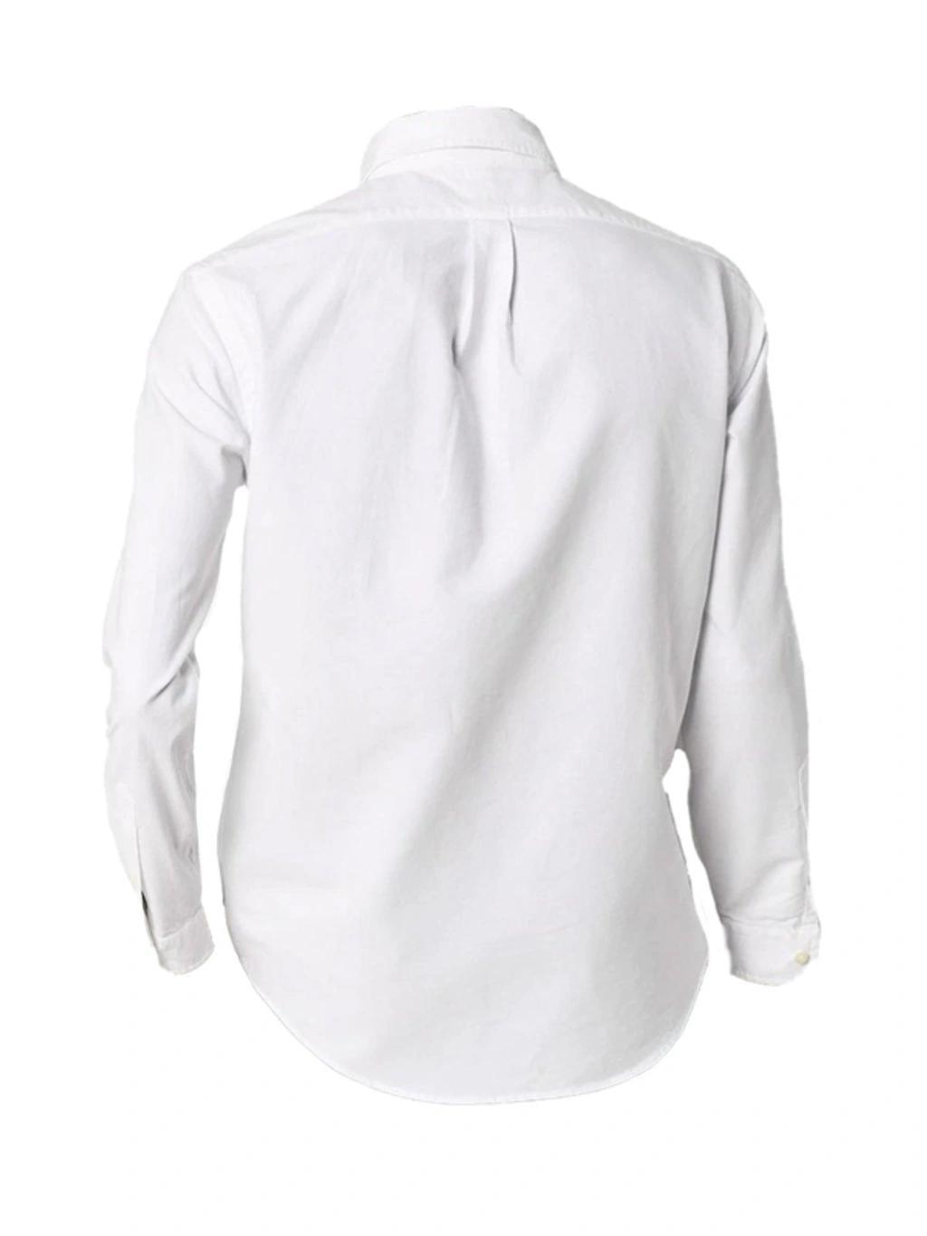 Logo Embroidered Shirt In White Product Image