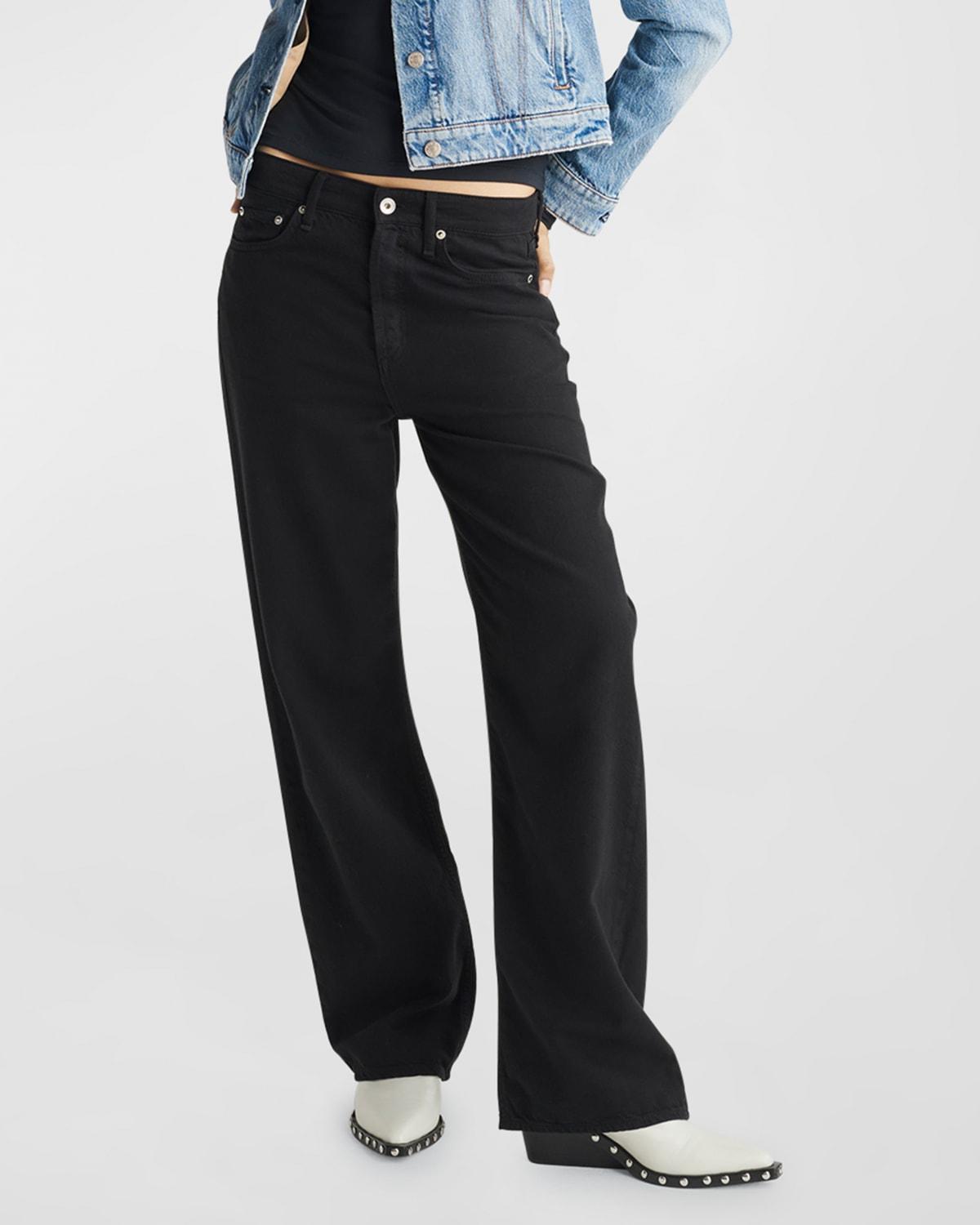 rag & bone Featherweight Logan Wide Leg Jeans Product Image