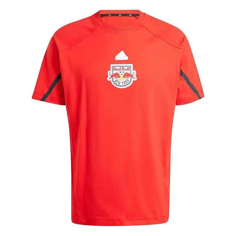 Mens adidas Red New York Red Bulls 2024 Travel Raglan T-shirt Product Image