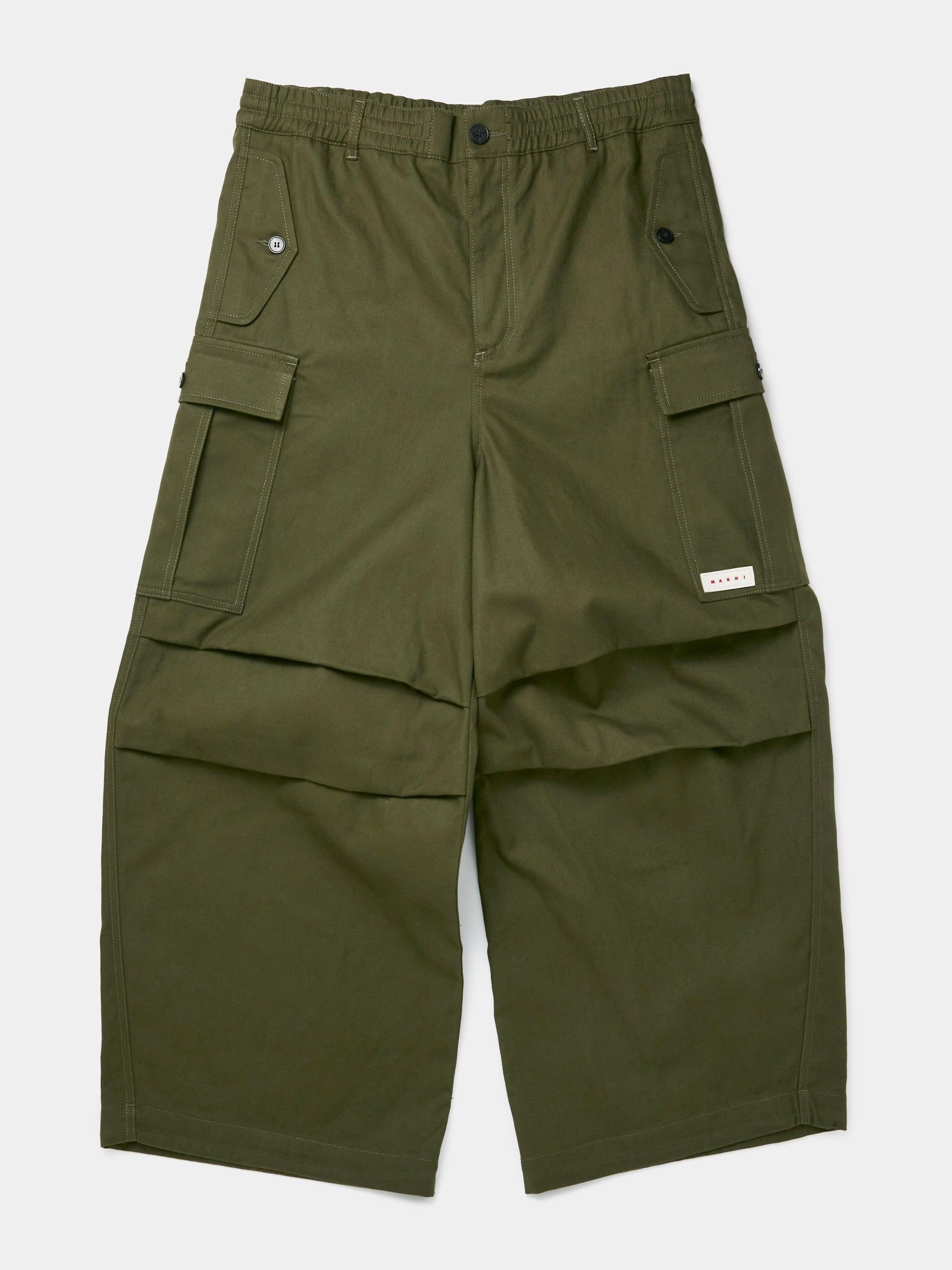 Garbardine Workwear Pants (Leaf Green) Product Image