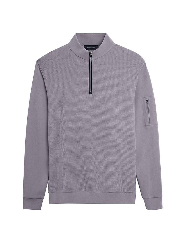 Mens Quarter-Zip Knit Jacket Product Image