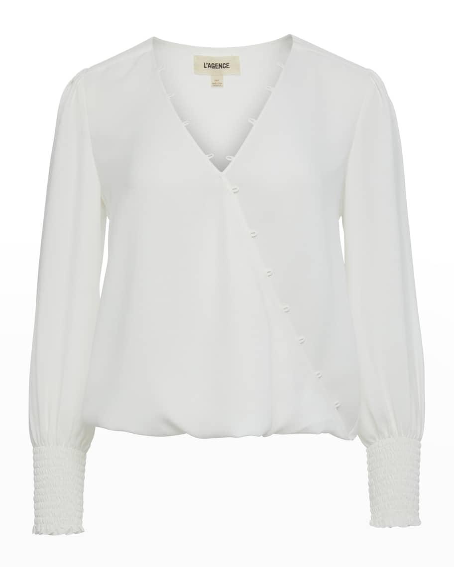 Enzo Cross-Front Blouse Product Image