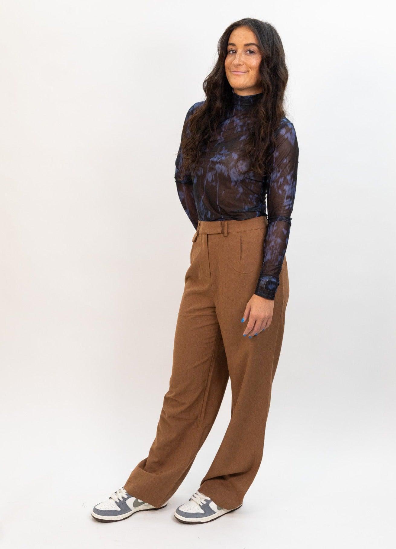 Wild Pony Crepe Suit Pants - Camel Product Image