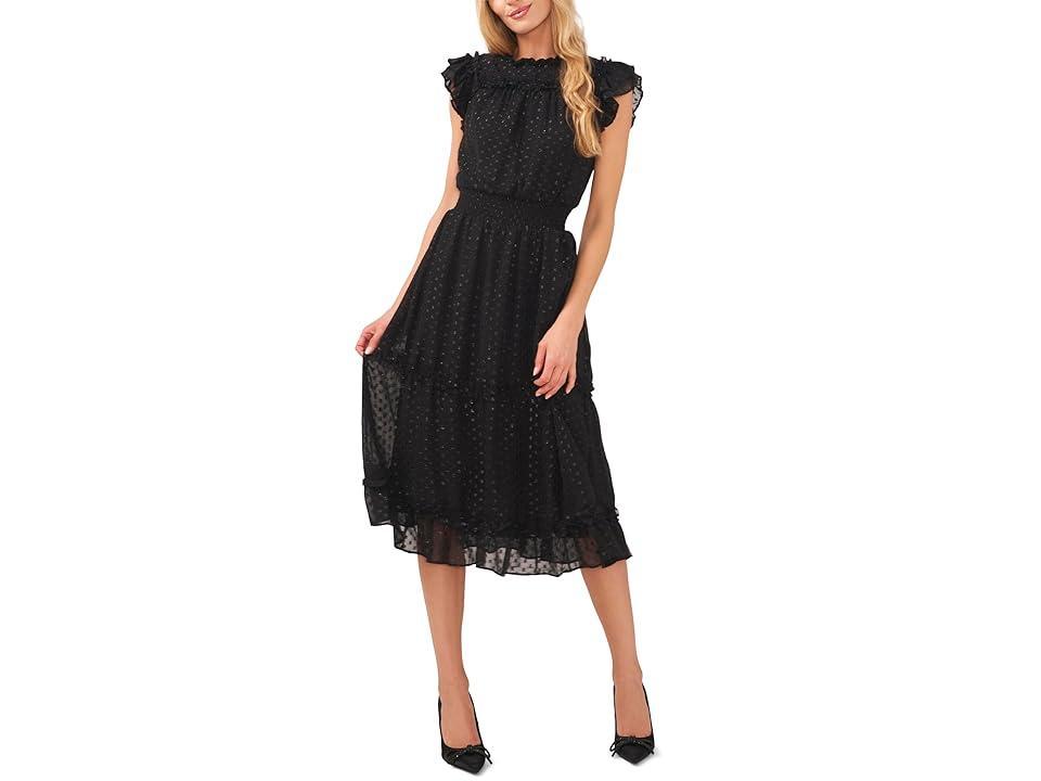 CeCe Smocked Waist Midi Dress Product Image