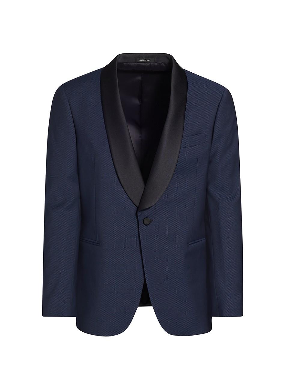 Mens COLLECTION Wool One-Button Dinner Jacket Product Image