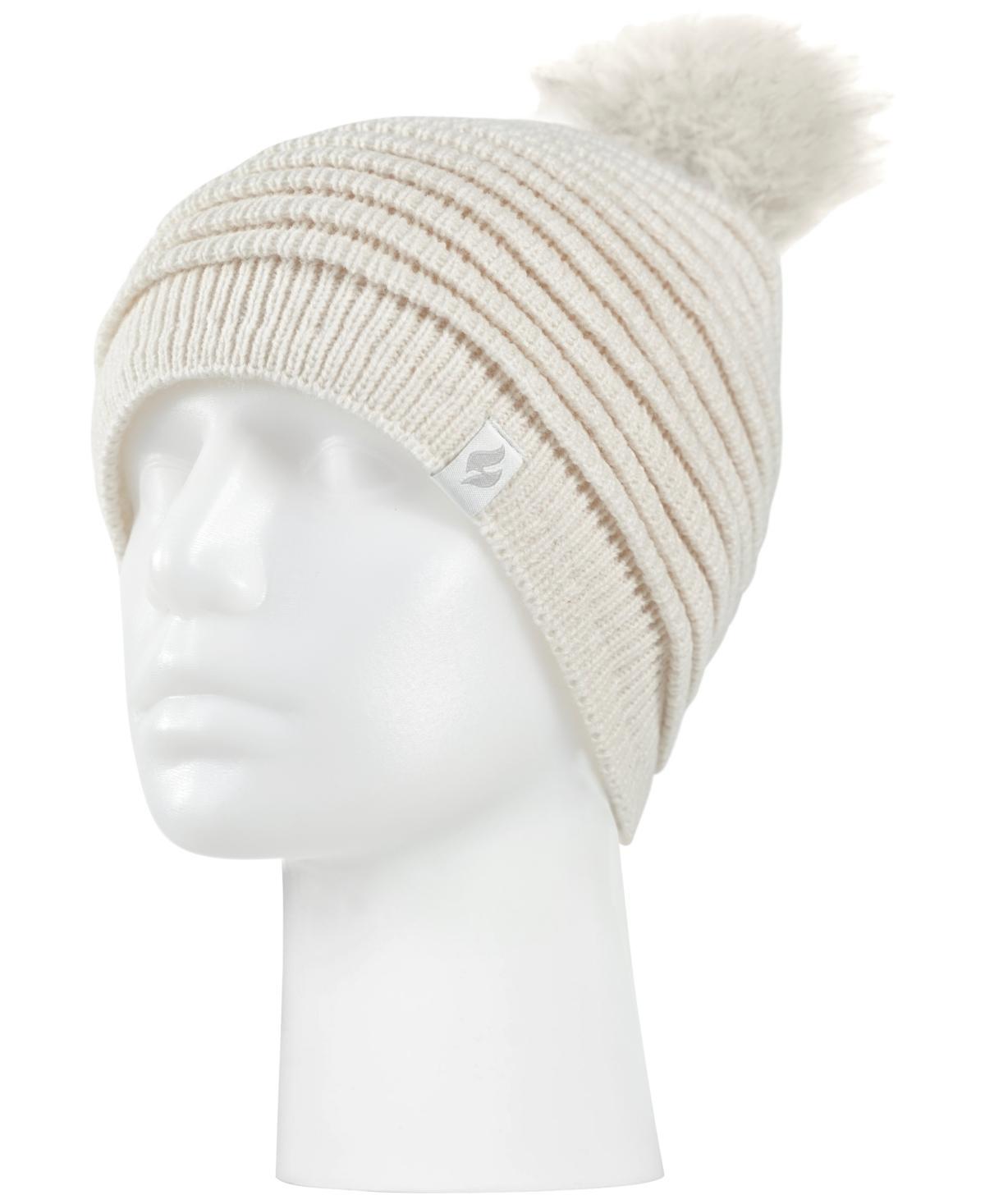 Heat Holders Womens Cannes Ribbed Pom-Pom Hat Product Image