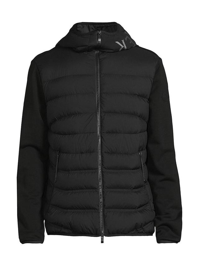 Mens Zip-Up Quilted Cardigan Product Image