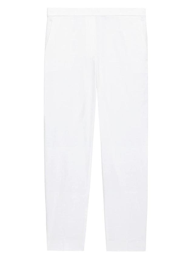 Womens Treeca Linen Pull-On Crop Pants Product Image