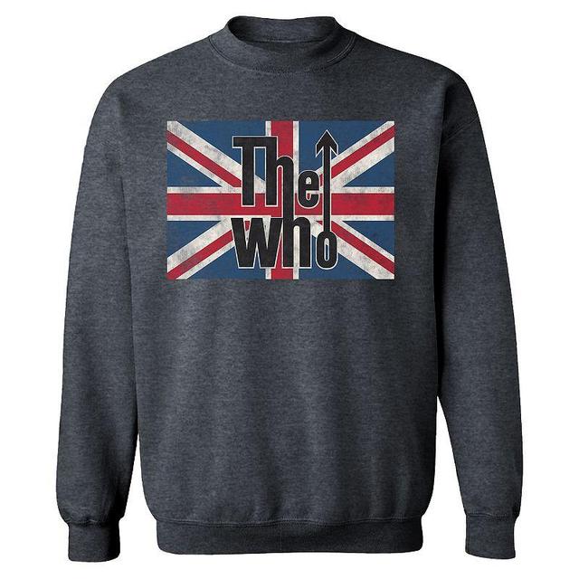 Mens The Who Union Jack Dark Sweatshirt Dark Grey Product Image