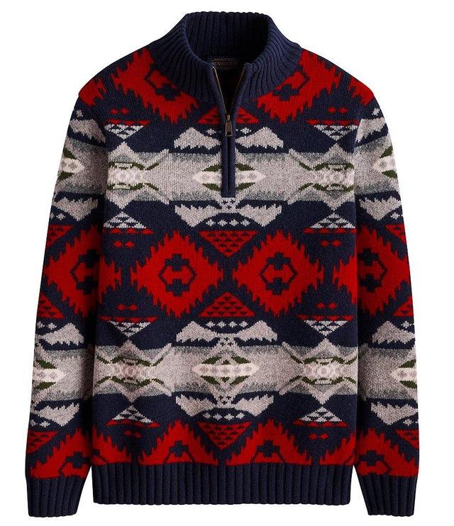 Pendleton Nehalem Quarter-Zip Wool Sweater Product Image