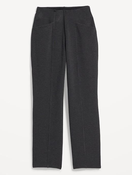 Extra High-Waisted Stevie Straight Ankle Pants Product Image